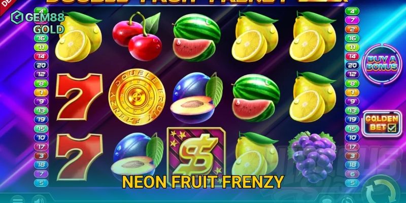 Neon Fruit Frenzy Gem88 Và Trải Nghiệm Slot Rực Rỡ Sắc Màu 4 Neon Fruit Frenzy Gem88 Và Trải Nghiệm Slot Rực Rỡ Sắc Màu